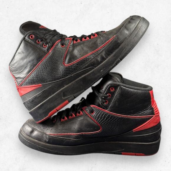 Nike Air Jordan 2 Retro Alternate 87 Black Sneaker 834274-001 Men’s Size 12 main image 4
